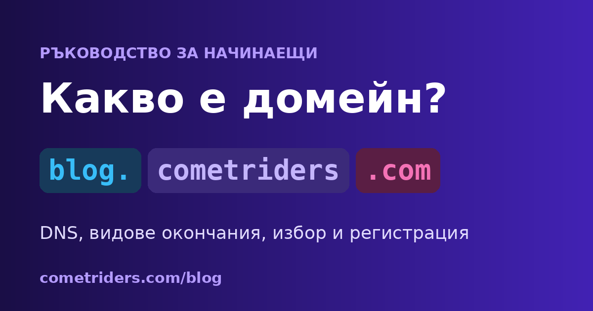 Какво е домейн? Пълно ръководство за начинаещи